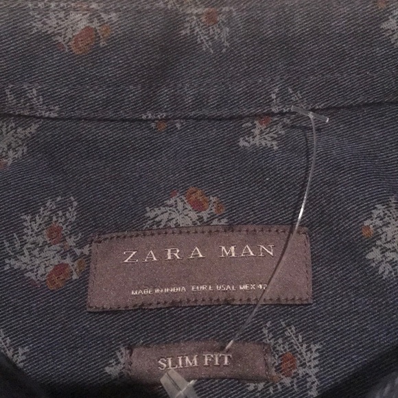 NWOT, “Zara Man,” L/S Button Down - Picture 4 of 6
